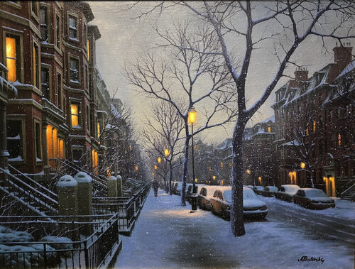 SOUTH BOSTON FLURRIES van Alexei Butyrskiy, Schilderij te koop op Singulart