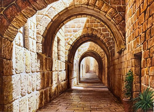 ETERNAL CITY di Alexei Butyrskiy, Pittura in vendita su Singulart