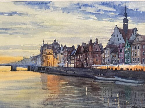 GOTHIC CITY di Alexei Butyrskiy, Pittura in vendita su Singulart