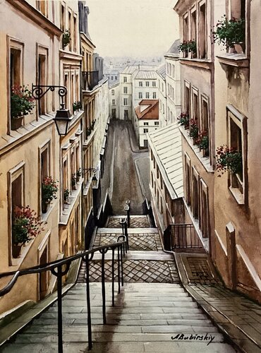 HISTORIC MONTMARTRE di Alexei Butyrskiy, Pittura in vendita su Singulart