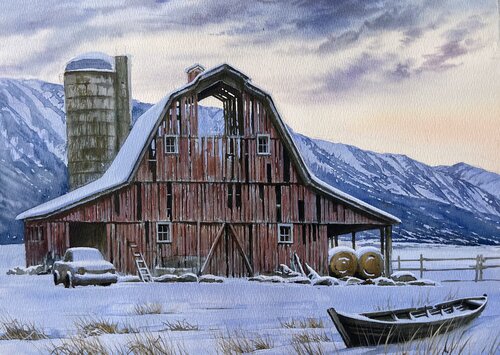 SNOWBOUND MEMORIES di Alexei Butyrskiy, Pittura in vendita su Singulart