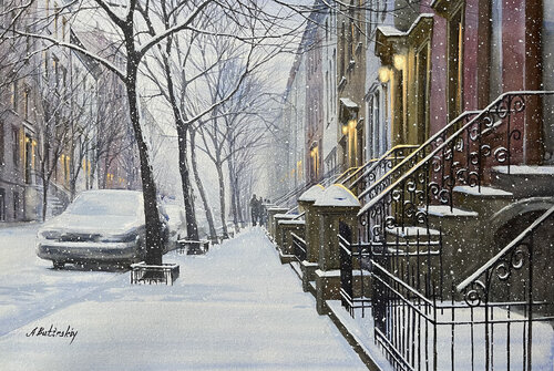 SNOWBOUND MEMORIES di Alexei Butyrskiy, Pittura in vendita su Singulart