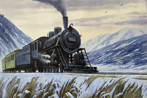 THE ROAD AHEAD di Alexei Butyrskiy, Pittura in vendita su Singulart