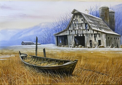 WHERE TIME STAND STILL di Alexei Butyrskiy, Pittura in vendita su Singulart