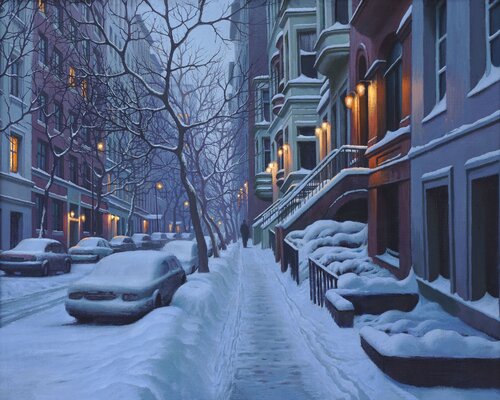 NEW YORK BROWMSTONES di Alexei Butyrskiy, Stampa in vendita su Singulart