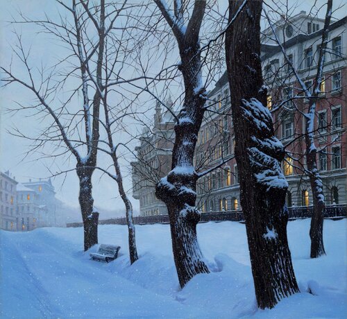 QUIET EVENING de Alexei Butyrskiy, Impresión a la venta en Singulart