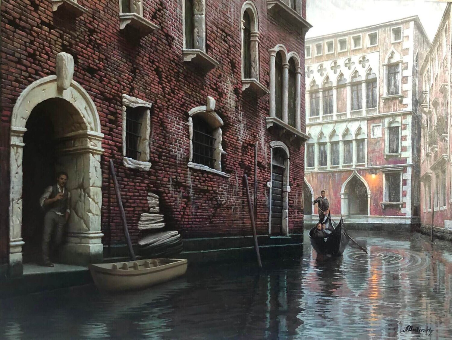 THE WONDERS OF VENICE Alexei Butyrskiy Originalgemälde zu verkaufen