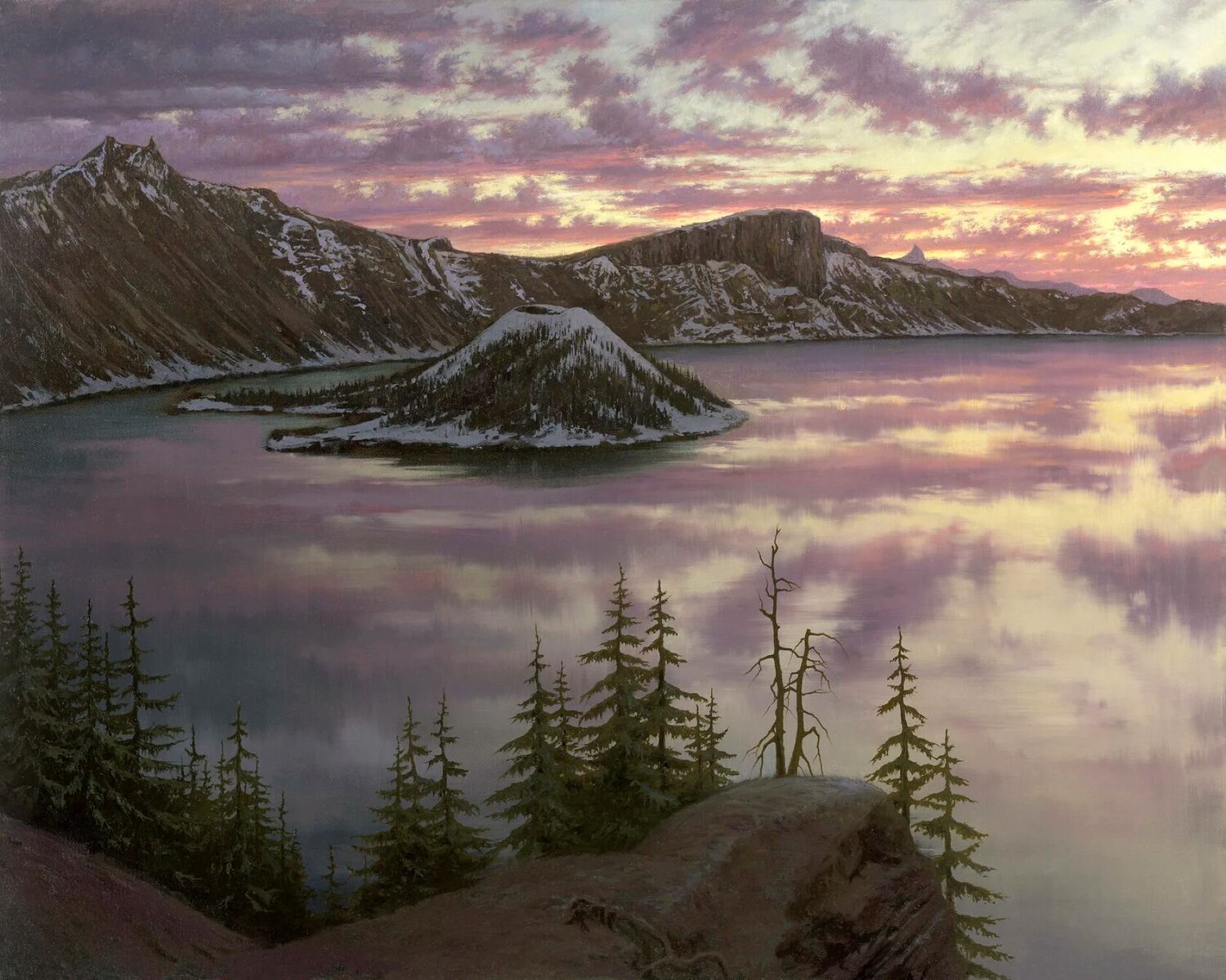 SUNSET AT CRATER LAKE Alexei Butyrskiy