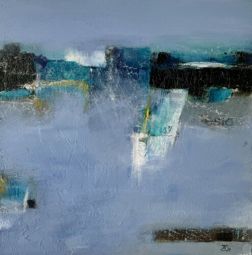 Blaue Stunde by Birgit Theissen-Becker, Painting for Sale on Singulart
