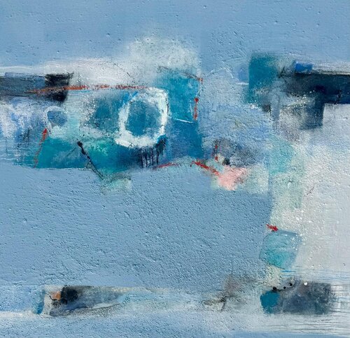 Der rote Faden II by Birgit Theissen-Becker, Painting for Sale on Singulart