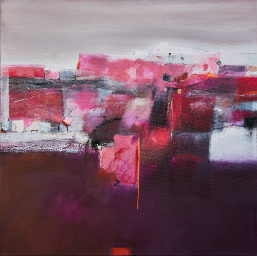 Das Flüstern des Vulkans by Birgit Theissen-Becker, Painting for Sale on Singulart