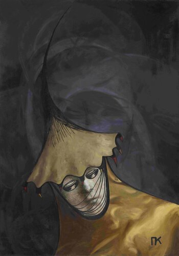 The Clown van Pavel Kiryukhantsev, Schilderij te koop op Singulart