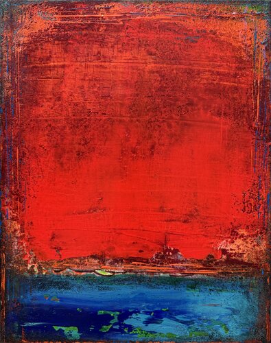 When the Sky Burns van Viki Smoliar, Schilderij te koop op Singulart