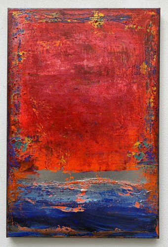 Red Sunset van Viki Smoliar, Schilderij te koop op Singulart