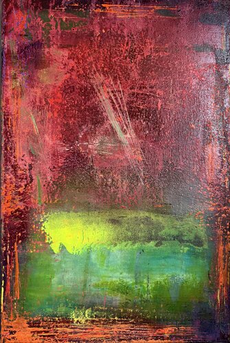 When Night Meets Morning van Viki Smoliar, Schilderij te koop op Singulart