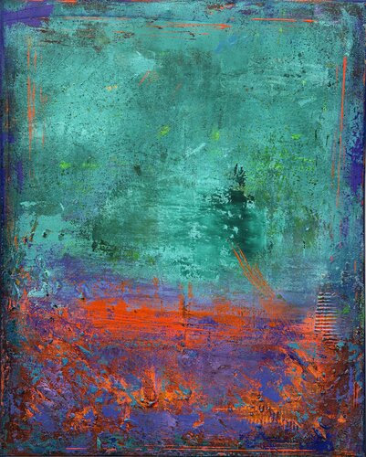 The Depth Where Light Breathes van Viki Smoliar, Schilderij te koop op Singulart