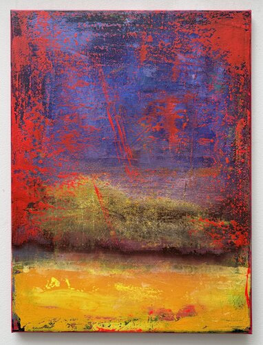 Between flame and blue. von Viki Smoliar, Malerei kaufen auf Singulart