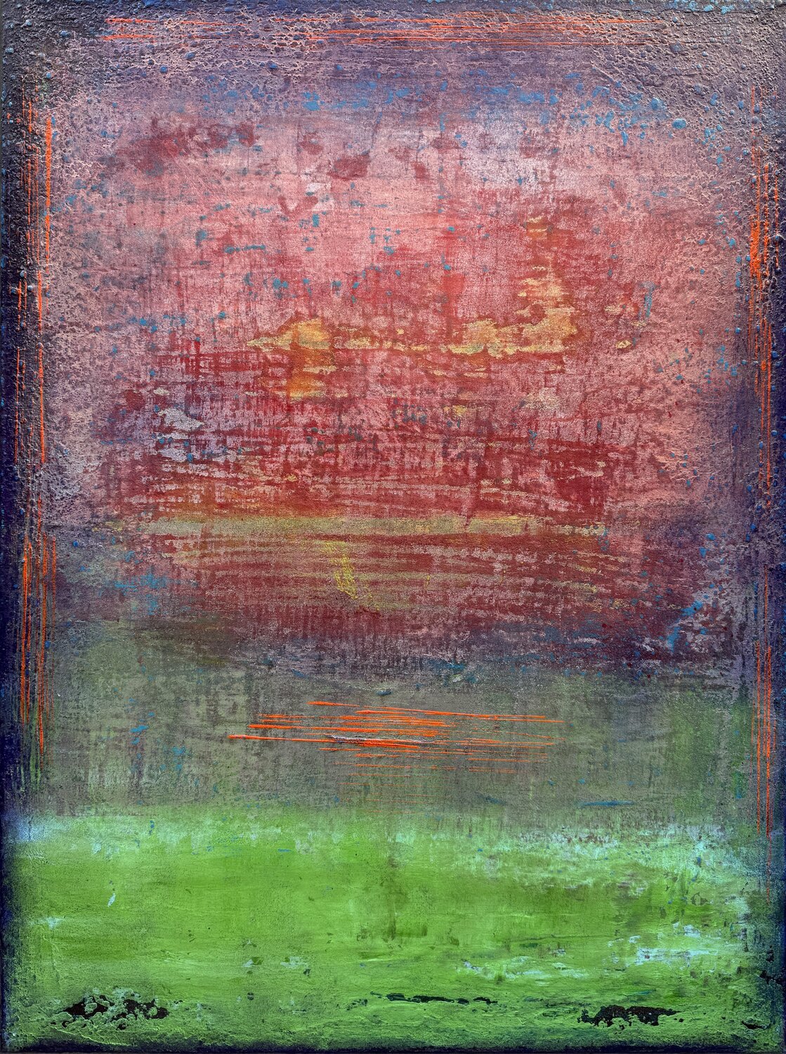 The tide in red reflections Viki Smoliar