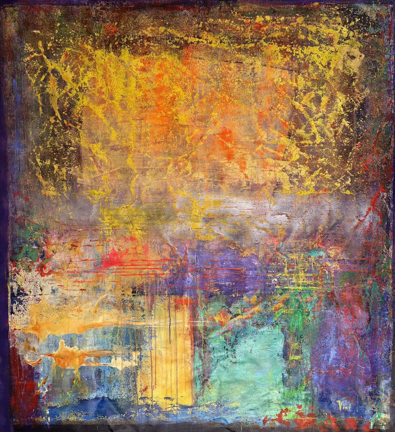Intuition's Voice Viki Smoliar Original painting for sale