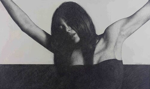 La Filosofa par Nicola De Luca, Dessin en vente sur Singulart