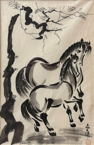 Horses di Chuzo Tamotzu, Opera su carta in vendita su Singulart