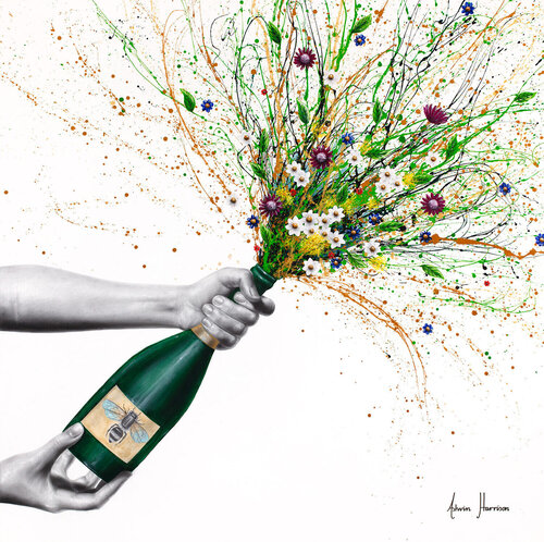 Spring Celebration (Hand Embellished Giclée) van Ashvin Harrison, Afdruk te koop op Singulart