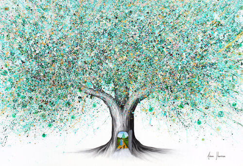 The Dream Tree Of Oz (Original Hand Painting) van Ashvin Harrison, Schilderij te koop op Singulart
