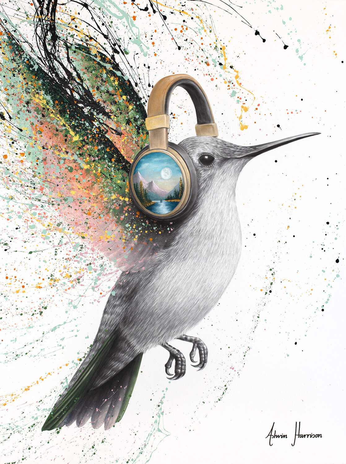 Sonus Vitae (Original Hand Painting) Ashvin Harrison