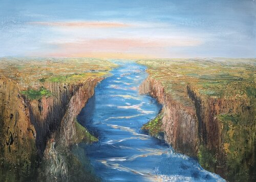 Canyon di Elena Gozunova, Pittura in vendita su Singulart