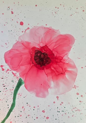 Bloom in the Gaze #10 ( Luminous Field ) van Elena Gozunova, Werk op papier te koop op Singulart