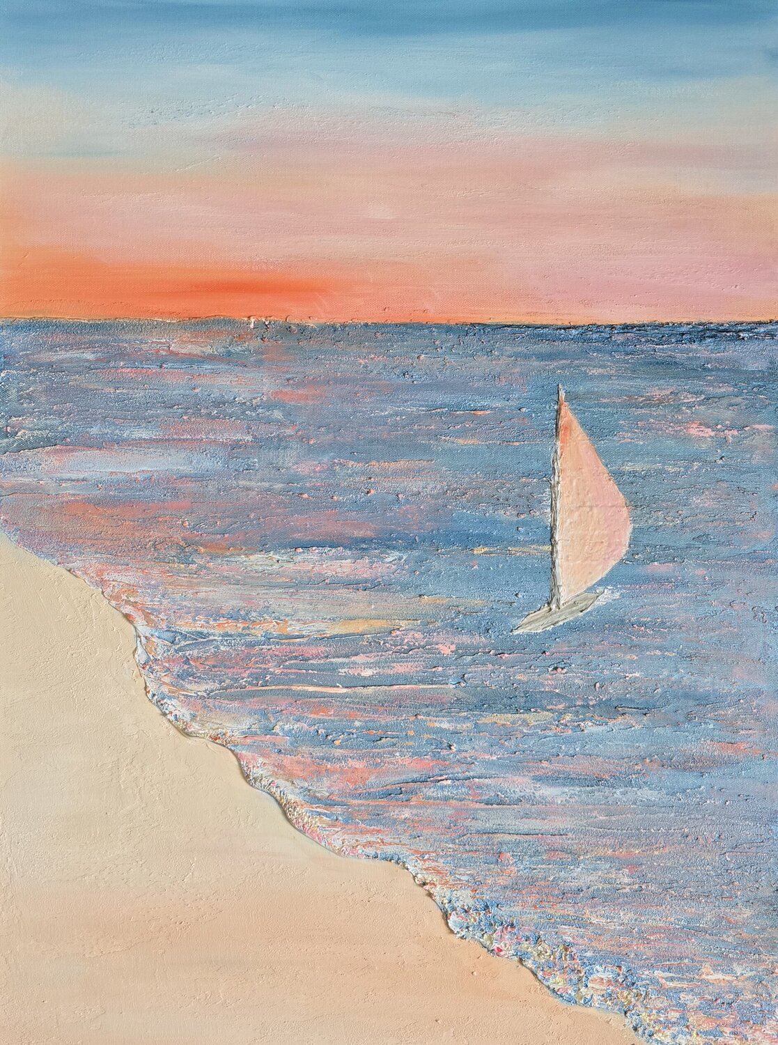 SUNSET ON BALTIC SEA Elena Gozunova