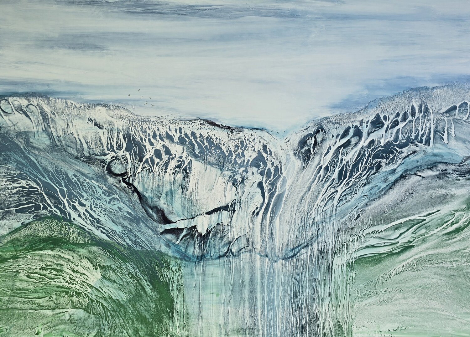 So high! Norwegian Fjords Elena Gozunova Zeichnungen zu verkaufen