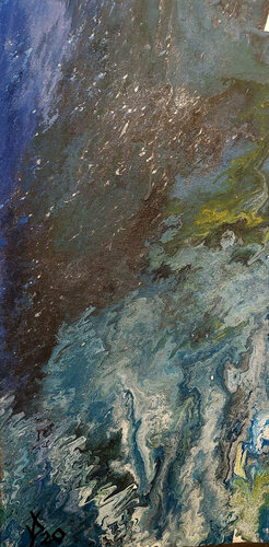 Blue by Viktoria Dragon, Painting for Sale on Singulart