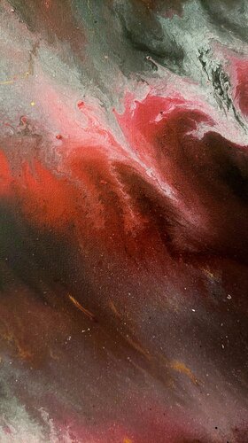 In the Depths of Darkness van Viktoria Dragon, Schilderij te koop op Singulart