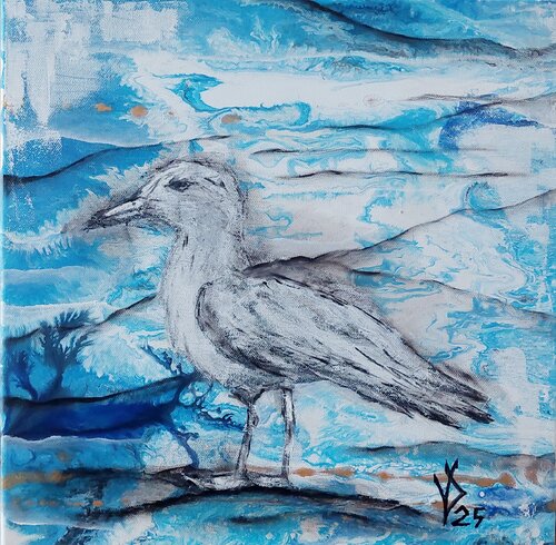 Silence Before the Wave by Viktoria Dragon, Painting for Sale on Singulart