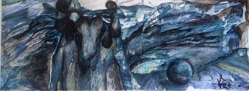 Something par Viktoria Dragon, Peinture en vente sur Singulart