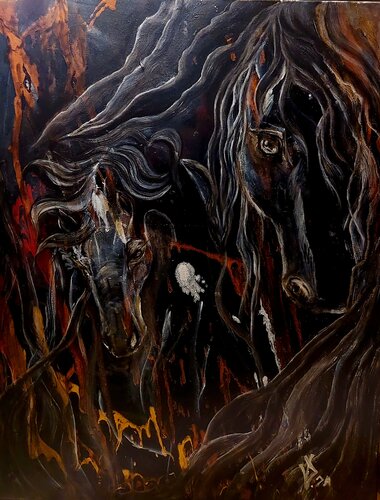 Strength von Viktoria Dragon, Malerei kaufen auf Singulart