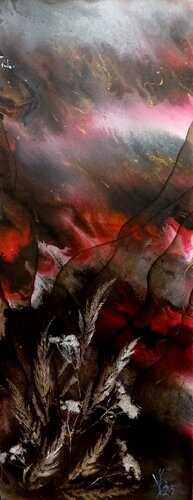 Where the Sky Smolders di Viktoria Dragon, Pittura in vendita su Singulart