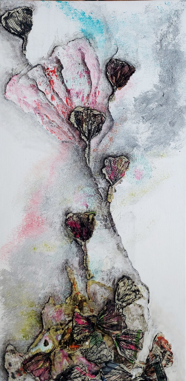 Where Good News Grows Viktoria Dragon Peinture originale à vendre