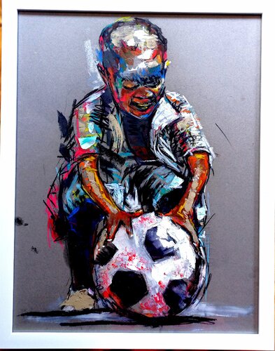 The Beginning of a Dream. van DOCTOR TIZA KHUMALO, Schilderij te koop op Singulart