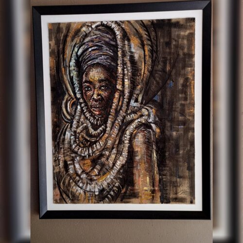 Elder in Adornment van DOCTOR TIZA KHUMALO, Schilderij te koop op Singulart