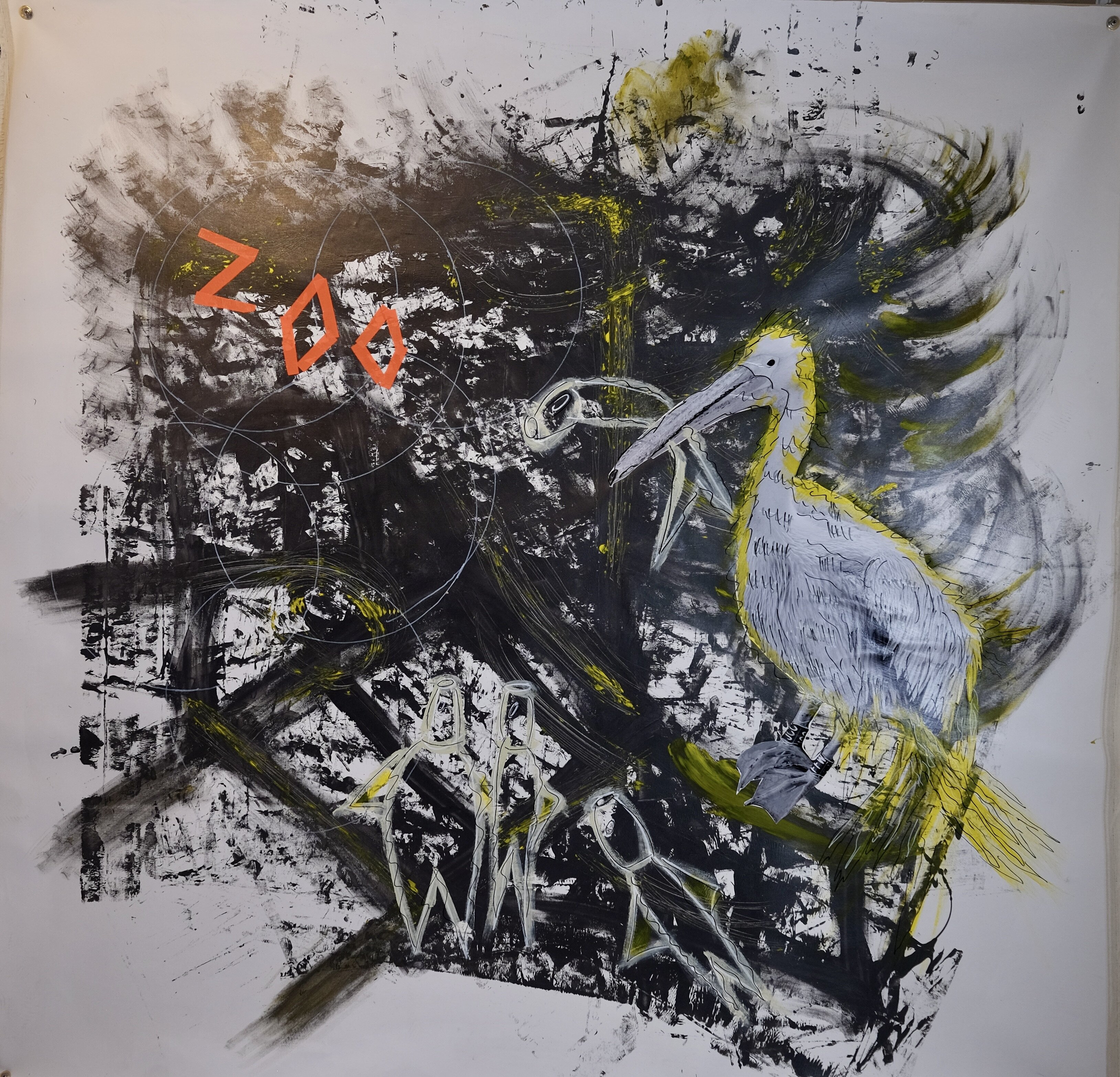 Thema zoo Gemälde