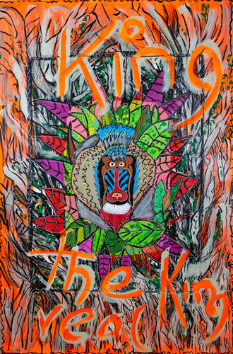 the real King van Thomas Kelm, Schilderij te koop op Singulart
