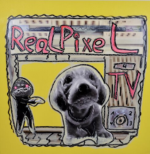 Real Pixel TV-Channel4 by Thomas Kelm, Other Media for Sale on Singulart