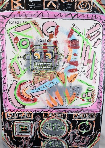 „One more thing“ par Thomas Kelm, Peinture en vente sur Singulart