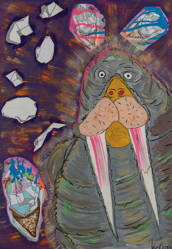 "Ice" by Thomas Kelm, Painting for Sale on Singulart
