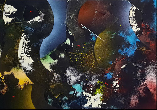 Astéroïdes by Thierry BUISSON, 종이 for Sale on Singulart