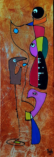 ThebArlekin-2 von Thierry BUISSON, Malerei kaufen auf Singulart