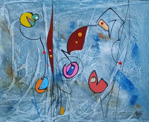 Odyssée Submarine by Thierry BUISSON, Painting for Sale on Singulart