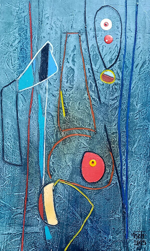 L’Œil Veilleur van Thierry BUISSON, Schilderij te koop op Singulart